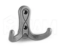 SERPENTE Крючок двухрожковый серебро состаренное: WR4231