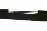 0421 Решётка вентиляционная для цоколя ПВХ H.150, L=600, чёрный NEW