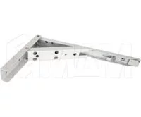 Кронштейн складной 136х240 мм для деревянных полок, белый (2 шт.): BRK240/WHITE