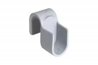 Держатель штанги 15х30 угловой, цвет серый