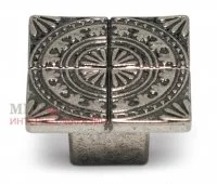 SPARTA Ручка-кнопка серебро состаренное: A-1434.G35