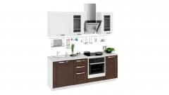 Кухонный гарнитур длиной - 210 см (со шкафом НБ)