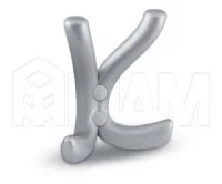 MODERN Крючок многорожковый хром матовый: MDR.APP.GR