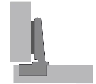 Hettich: 9005604: Петля Intermat 9973, 12.5 мм, TH 42, Под прикручивание