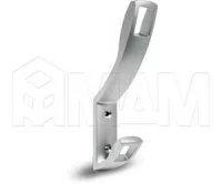 QUADRA Крючок двухрожковый хром матовый: RW0808