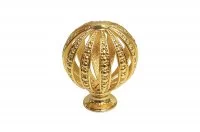 Ручка-кнопка, отделка золото глянец