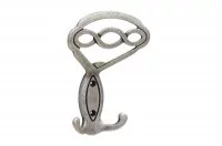 Вешалка, отделка серебро античное