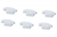 Комплект из 6 держателей дна толщиной 5-7мм (для рамок АТхх/ххSM), отделка транспарент