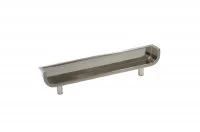 Ручка-скоба врезная 96мм, отделка сталь шлифованная