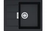 Мойка Sirius SID 611-62/44, цвет оникс, выпуск 3,5", вентиль-автомат, скрытый перелив, сифон в комплекте Мойка Sirius SID 611-62/44, цвет оникс, выпуск 3,5", вентиль-автомат, скрытый перелив, сифон в комплекте