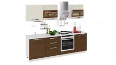 Кухонный гарнитур длиной - 240 см (со шкафом НБ)