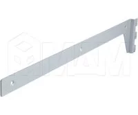 KALI полкодержатель для деревянных полок, боковое крепление, комп. на 1 полку, серебро: KL450GR