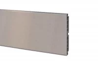 180/813 Цоколь ПВХ Н.120, L=4000, под шлифованную нержавеющую сталь