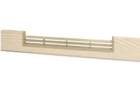 2453 Решётка вентиляционная для цоколя ПВХ H.100, L=600, декапе NEW