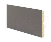 Цоколь пластиковый (высота 100, длина 4000 мм), серый лондон: 10.0455 4M