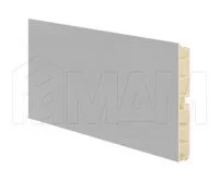 Цоколь пластиковый (высота 150, длина 4000 мм), алюминий матовый: 15.0400 4M Цоколь пластиковый (высота 150, длина 4000 мм), алюминий матовый: 15.0400 4M