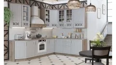 Угловая кухня длиной - 280 х 210 см (со шкафом НБ)