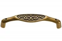 Ручка-скоба 128мм, отделка бронза &quot;Валенсия&quot;