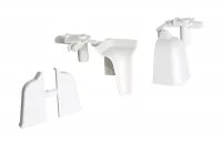 Комплект угловых элементов для овального бортика M3000/M3010, цвет 02 белый