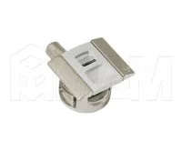 UNICO Полкодержатель для деревянных полок с фиксацией, со штоком без резьбы, светло-серый: 2567852