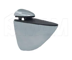 ПЕЛИКАН Менсолодержатель для деревянных и стеклянных полок 4 - 29 мм, хром: NO.66 CHROME