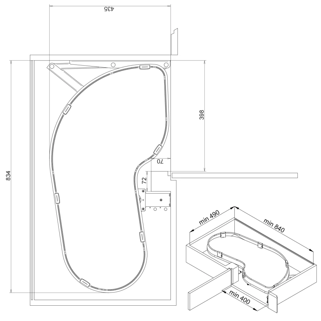 В складскую программу сетчатого наполнения для кухни введены новинки VIBO