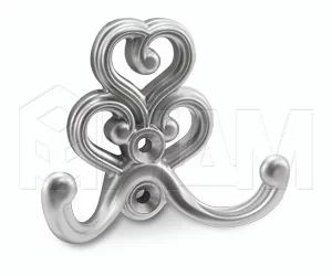 ROME Крючок двухрожковый серебро Ноттингем: WAP.802.000.00R3