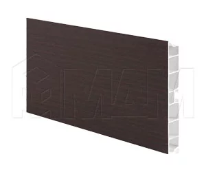 Цоколь пластиковый (высота 100, длина 4000 мм), венге: 10.5911R 4M