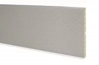 0100 Цоколь ПВХ H.150, L=4000, под рифлёный алюминий NEW