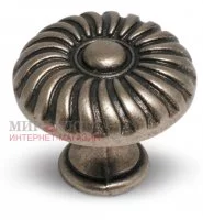 Ручка-кнопка D30мм серебро состаренное: P2349030SFE