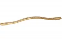 Ручка-скоба 320-288мм, отделка золото матовое + горный хрусталь