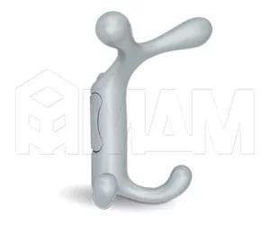 Крючок многорожковый хром матовый: PA.0271.AP