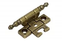 Петля декоративная врезная, отделка бронза античная