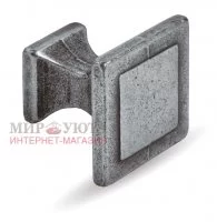 Ручка-кнопка серебро состаренное: WPO.115.000.00E8