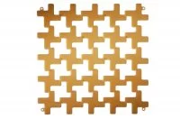 Комплект декоративных панелей MONTENAPOLEONE 254х254мм (6 штук), отделка янтарь