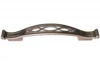 Ручка-скоба 128-096мм, отделка серебро античное