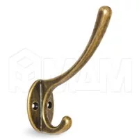 Крючок двухрожковый бронза состаренная: WP1835