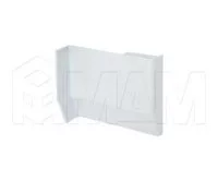 801 Заглушка для мебельного навеса, пластик, белая, левая: K013.C00L.911