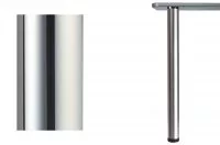 615 Crystal Комплект ног d.60мм Н470 для стеклянного стола, хром глянец (4 ноги + 4 базы)