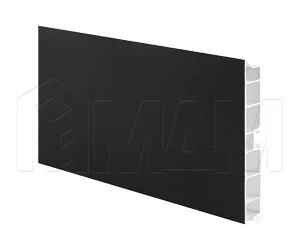 Цоколь пластиковый (высота 100, длина 4000 мм), черный: 10.0422R 4M