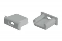 Заглушка с отверстием для профиля 1506, цвет серый