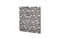 Ручка-кнопка 32мм, отделка серебро