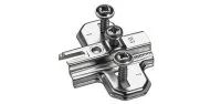 Hettich: 1079212: Монтажная планка Systen 2006 Hettich Direct для петель SlideOn, L37, D5, винты