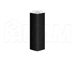 Уголок 135 градусов (высота 100), черный: 19.0422R.30