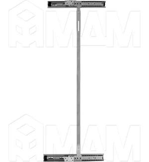 INTEGRO Направляющие для поворотно-выдвижного зеркала с соединительной планкой, 350 мм: RS4514