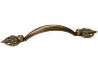 Ручка-скоба 96мм, отделка бронза античная "Флоренция" Ручка-скоба 96мм, отделка бронза античная "Флоренция"