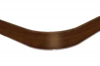 1565 Закругление для цоколя ПВХ Н.100, орех античный