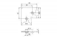 Винт М5х8 для сборочного уголка 550764 Винт М5х8 для сборочного уголка 550764