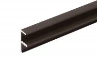 Профиль кромочный под пропил для 19мм, L=3000мм, отделка бронза