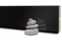 0330 Цоколь ПВХ H.150, L=4000, черный глянец